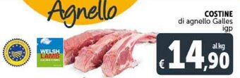 Deco Supermercati Costine di Agnello Galles IGP offerta
