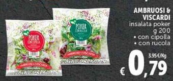 Deco Supermercati Ambruosi & Viscardi Insalata Poker g 200 offerta