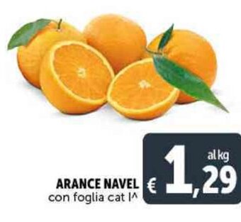 Arance Navel Con Foglia