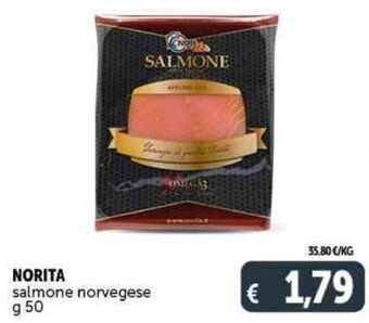 Deco Supermercati Norita Salmone Norvegese g 50 offerta