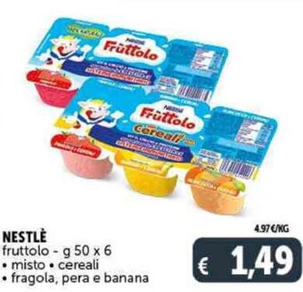 Deco Supermercati Nestlè Fruttolo - g 50 x 6 offerta
