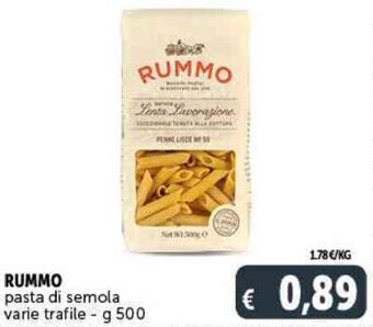 Rummo Pasta di Semola Varie Trafile - g 500