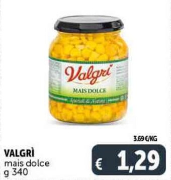 Valgrì Mais Dolce g 340