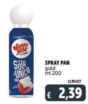 Deco Supermercati Spray Pan Gold ml 200 offerta