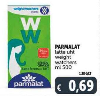 Deco Supermercati Parmalat Latte UHT Weight Watchers ml 500 offerta