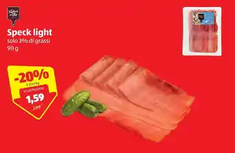 ALDI Tagliere de Re Speck light 90g offerta