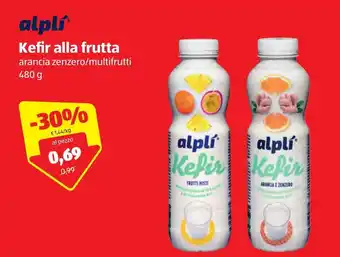 ALDI Alplí Kefir alla fruta 480g offerta