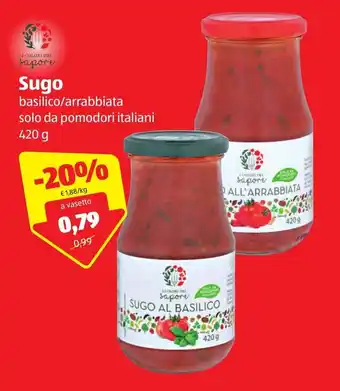ALDI I Colori del Sapore Sugo 420g offerta