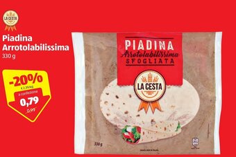 ALDI La Cesta Piadina Arrotolabilissima 330g offerta