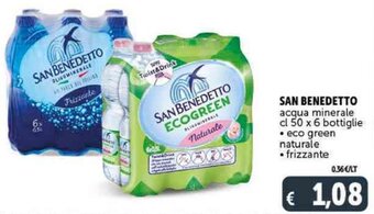 San Benedetto Acqua Minerale cl 50 x 6 bottiglie
