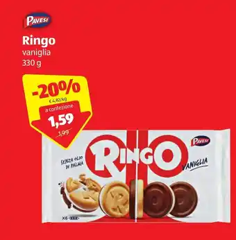 ALDI Pavesi Ringo 330g offerta