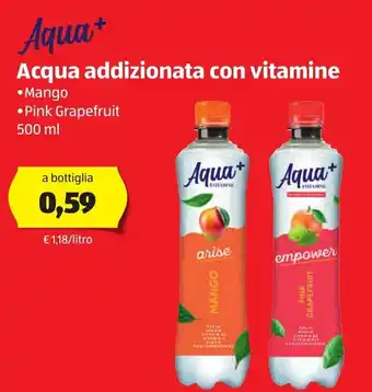 ALDI Aqua addizionata con vitamine 500ml offerta
