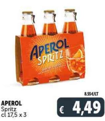 Deco Supermercati Aperol Spritz cl 17,5 x 3 offerta