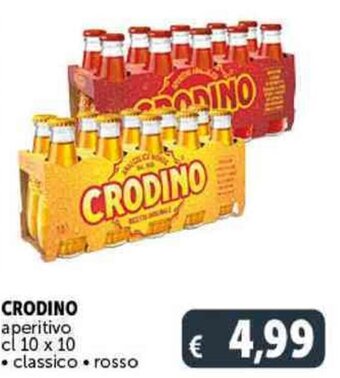Deco Supermercati Crodino Aperitivo cl 10 x 10 offerta