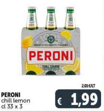 Deco Supermercati Peroni Chill Lemon cl 33 x 3 offerta