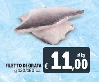 Deco Supermercati Filetto di Orata g 120/160 ca, offerta