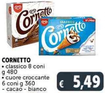 Deco Supermercati Cornetto Classico 8 coni g 480 offerta
