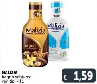 Malizia Bagno Schiuma Vari Tipi - l 1