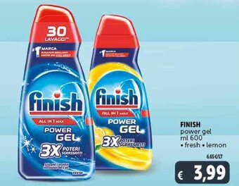 Deco Supermercati Finish Power Gel ml 600 offerta