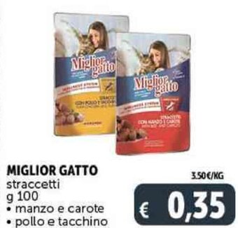 Deco Supermercati Miglior Gatto Straccetti g 100 offerta