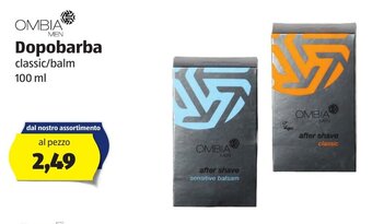 ALDI Ombia Men Dopobarba 100ml offerta