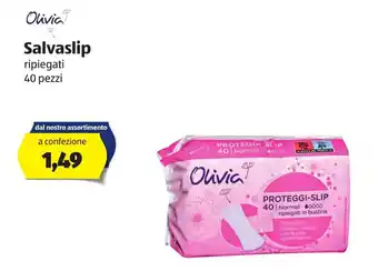 ALDI Olivia Salvaslip 40 pezzi offerta