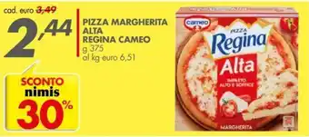 Italmark Cameo Regina Pizza margherita alta 375 g offerta