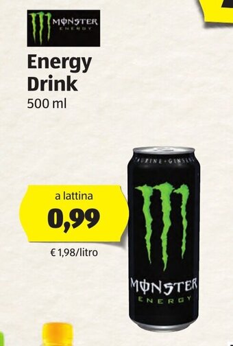 ALDI Monster Energy Drink 500ml offerta