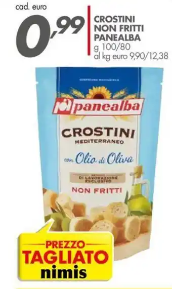 Italmark Panealba Crostini non fritti 100/80 g offerta