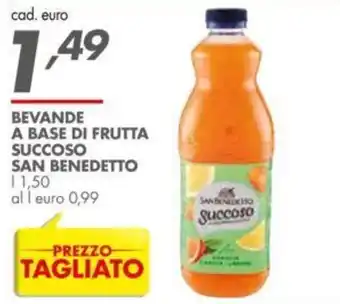Italmark San Benedetto Bevande a base di frutta succoso 1,50 l offerta