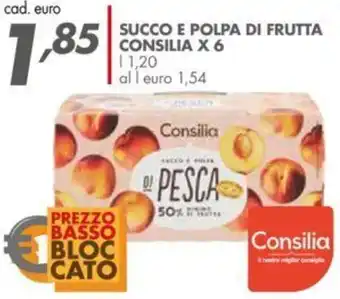Italmark Consilia Succo e polpa di frutta x 6 1,20 l offerta