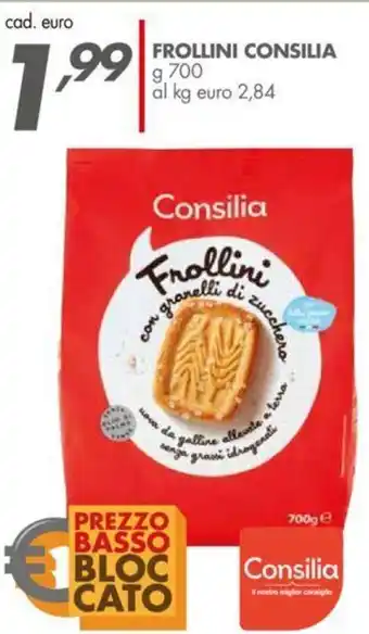 Italmark Consilia Frollini 700 g offerta