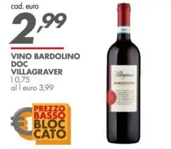 Italmark Villagraver Vino Bardolino Doc 0,75 l offerta