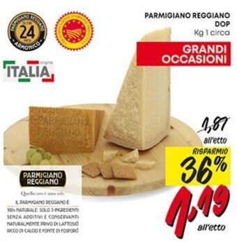 Panorama Parmigiano Reggiano DOP 1 kg offerta