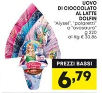 Dolfin Uovo di cioccolato al latte 220 g