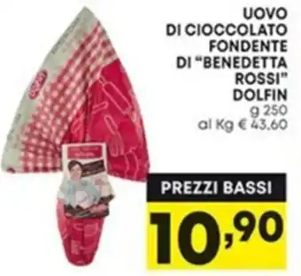 Panorama Dolfin Uovo di cioccolato fondente di "Benedetta rossi" 250 g offerta