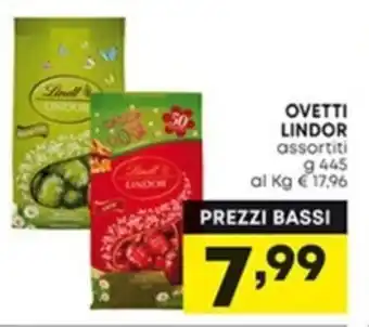Panorama Lindt Lindor Ovetti 445 g offerta