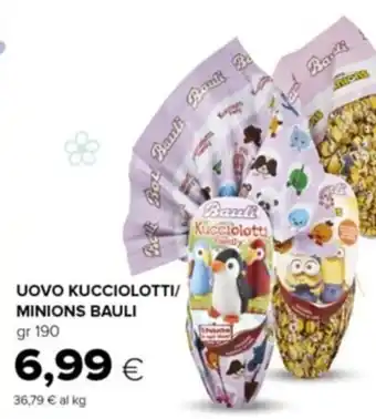 Tigre Bauli Uovo Kucciolotti/Minions 190 gr offerta
