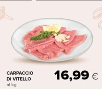 Tigre Carpaccio di Vitello offerta
