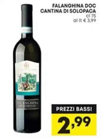 Falanghina Doc Cantina di Solopaca 75 cl