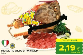 Tigre Prosciutto Crudo di Norcia IGP offerta