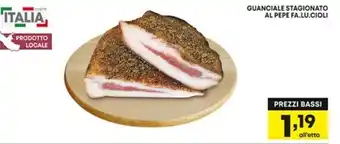 Panorama Guanciale Stagionato Al Pepe Fa.Lu.Cioli offerta