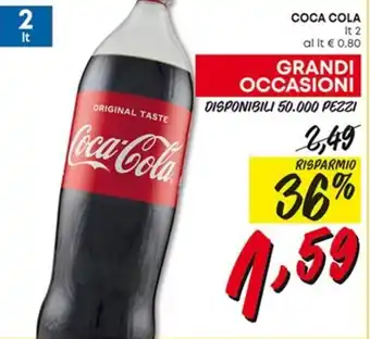 Panorama Coca-Cola 2 lt offerta