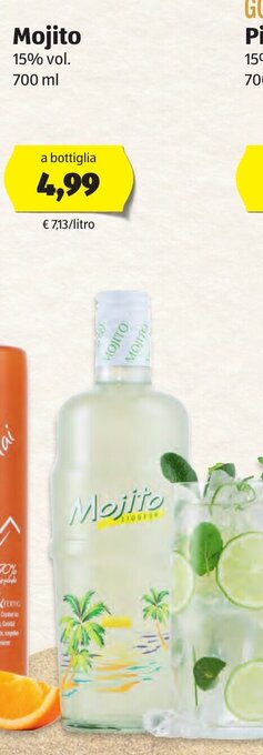 ALDI Mojito 700ml offerta