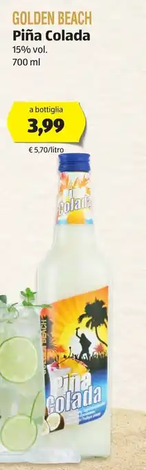 ALDI Golden Beach Piña Colada 700ml offerta