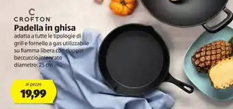 ALDI Crofton Padella in ghisa 25cm offerta