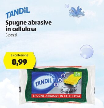 ALDI Tandil Spugne abrasive in cellulosa 3 pezzi offerta