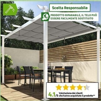 Leroy Merlin Naterial - pergola omega offerta