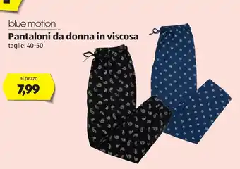 ALDI Blue Motion Pantaloni da donna in viscosa offerta