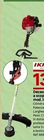 Leroy Merlin Ikra - decespugliatore a scoppio mod. ibf 43-1 offerta